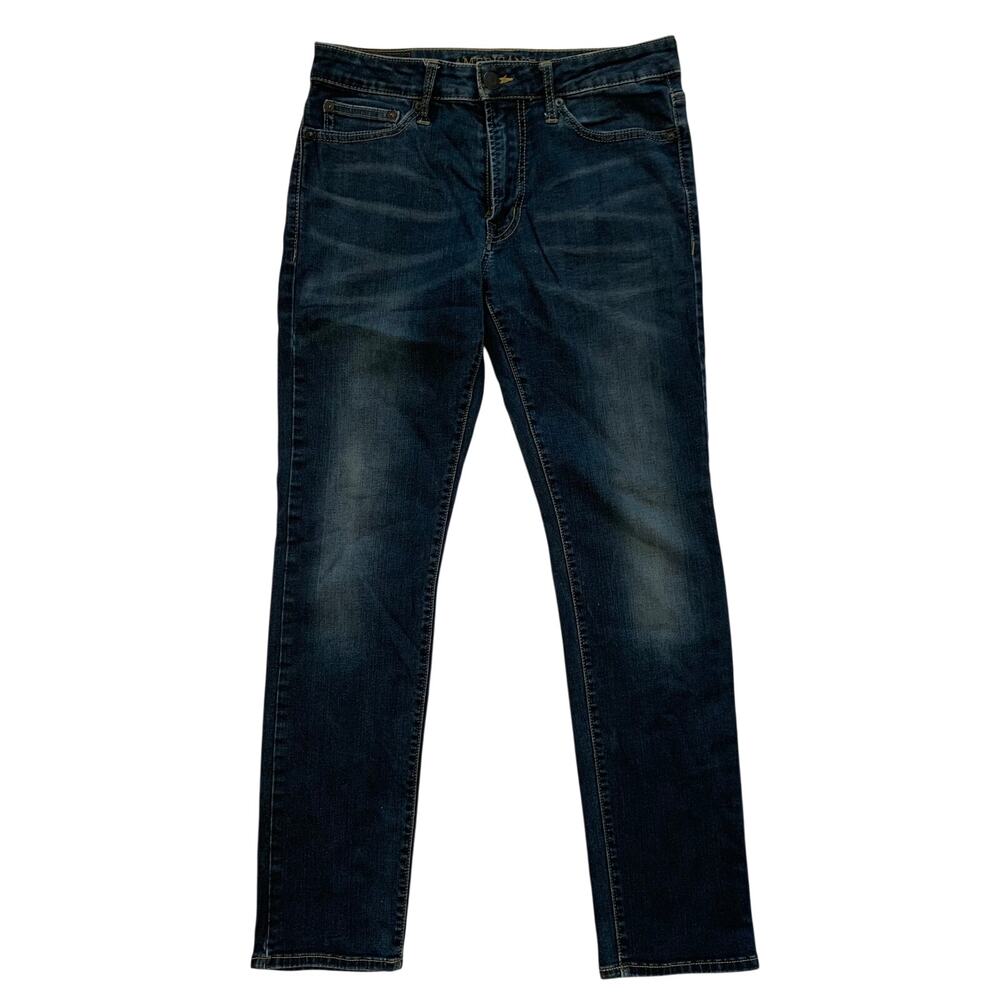 American Eagle Womens Sz 10 Next Level Stretch Dark Blue Denim Jeans Skinny